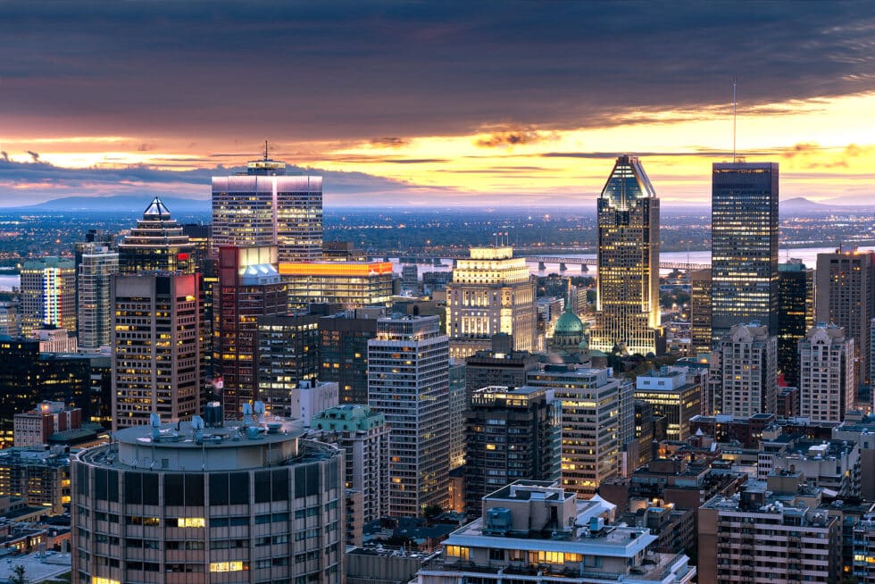 Resort Concierge Escapes Reviews presents a broad Montreal city view that supports the article's focus on landmarks, neighborhoods, and urban scenery.